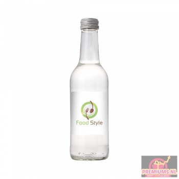 Afbeelding van relatiegeschenk:Glazen fles met 330 ml bronwater