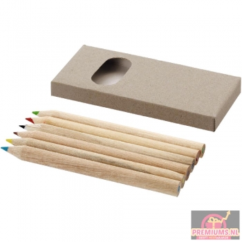Afbeelding van relatiegeschenk:6 Delige potlodenset