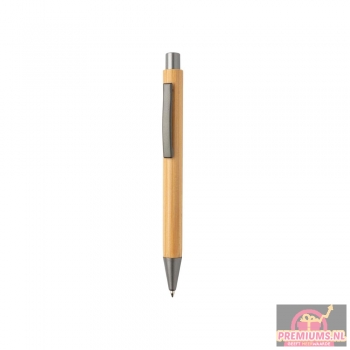 Afbeelding van relatiegeschenk:Slim design bamboe pen